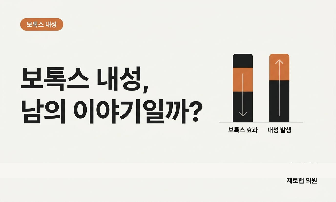 보톡스 내성 커버 이미지