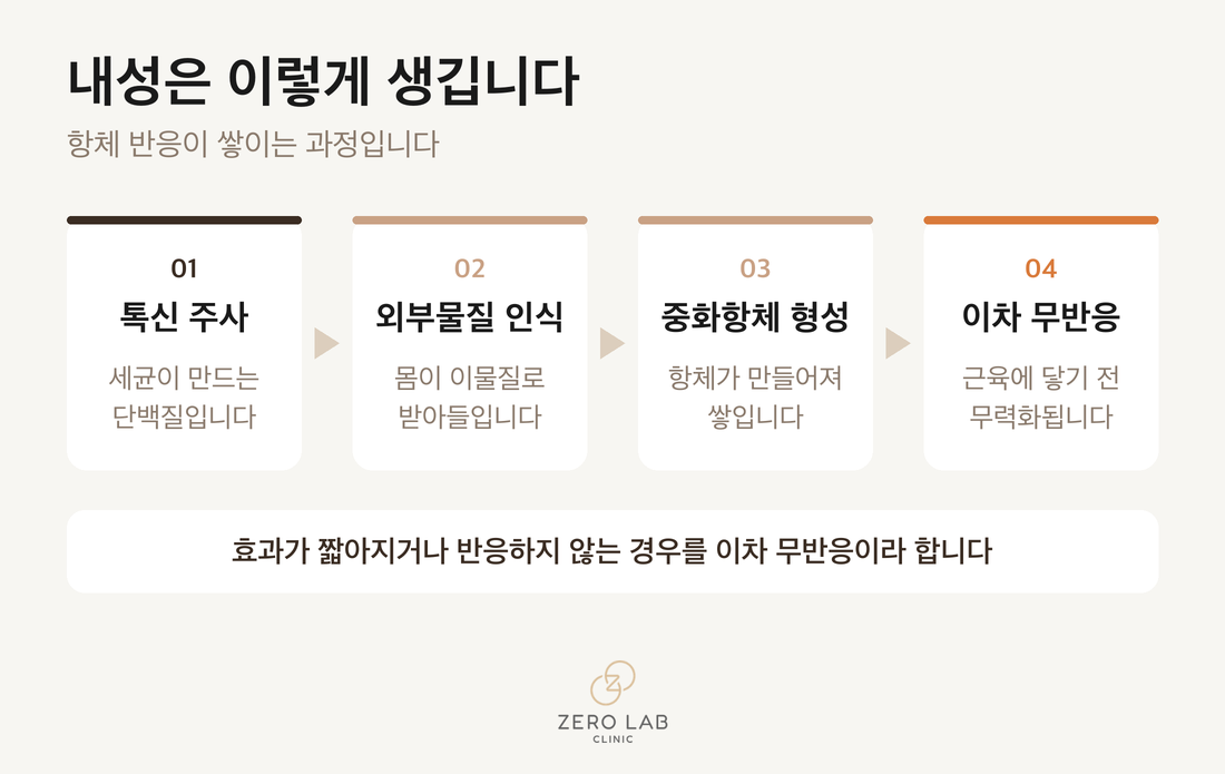 내성이 생기는 과정