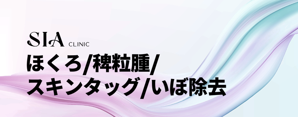 ほくろ/稗粒腫/スキンタッグ/いぼ除去