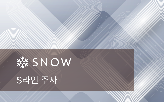 S라인 주사