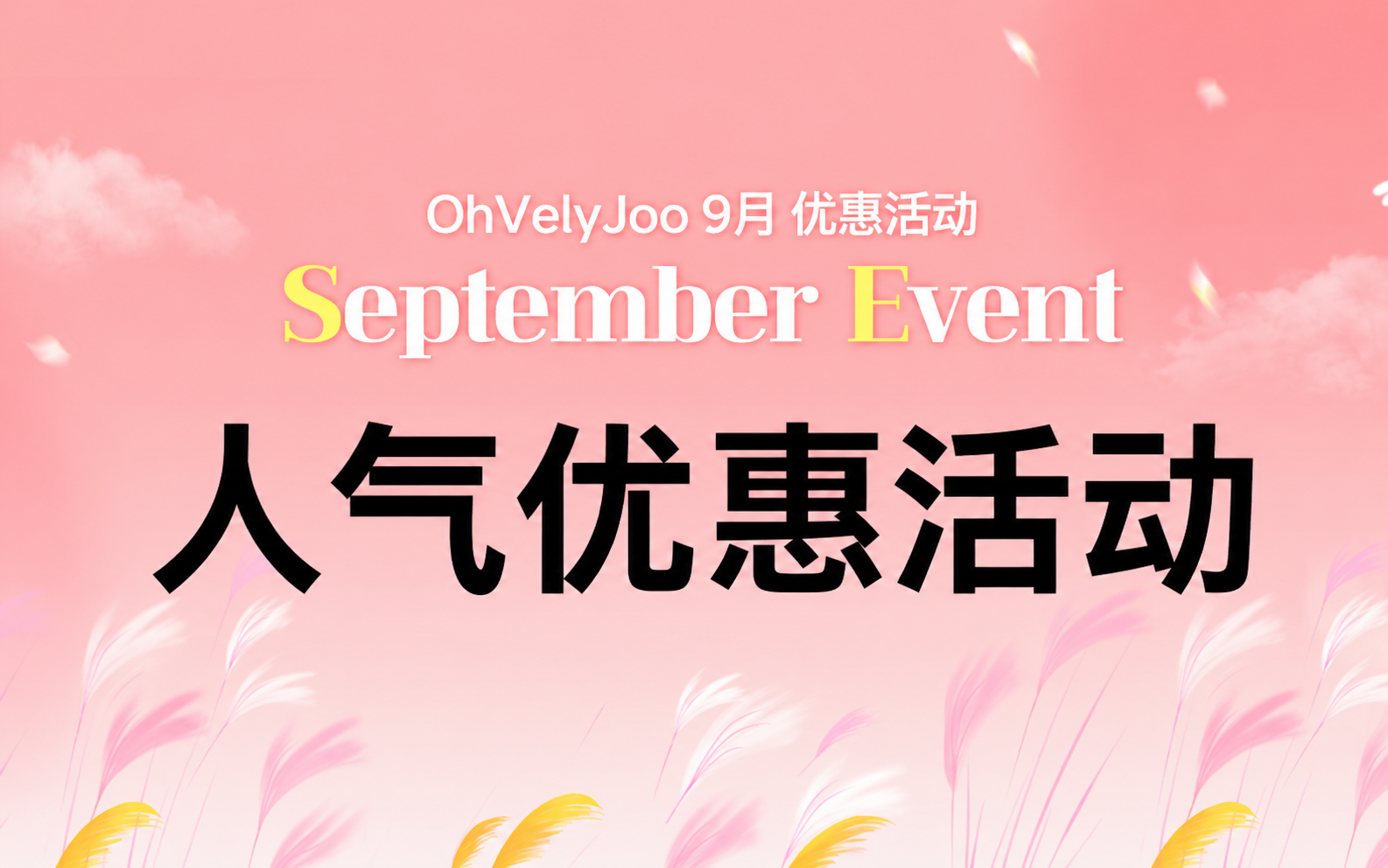 9月人气优惠活动